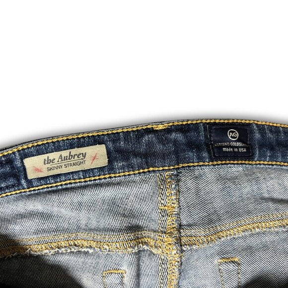 Adriano Goldschmied The Aubrey Skinny Straight Jeans Size 27W Made In USA Medium - Picture 5 of 6